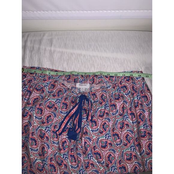 Sussan Women’s Floral Pink And Blue Wide Leg Pants - Size XL - Picture 6 of 7